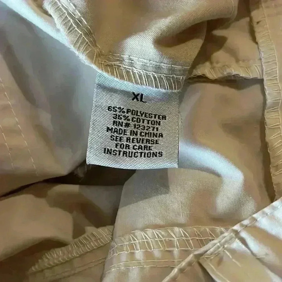 Faded Rose Essentials Cargo Cream Tan Pants size XL extra large - Picture 8 of 9